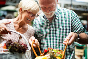 couple at a market